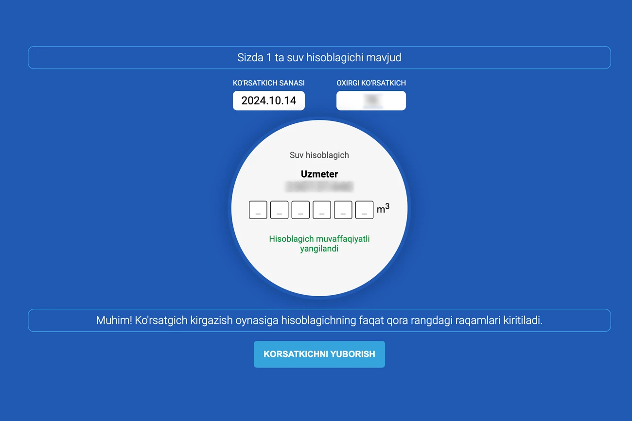 Suv ko'rsatkichlarini taqdim etmaslik qanday muammolarga olib keladi?