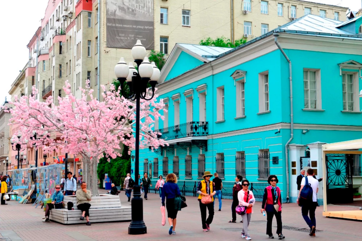 Arbat ko‘chasidagi Pushkinning memorial muzeyi. Foto: britishclub.ru