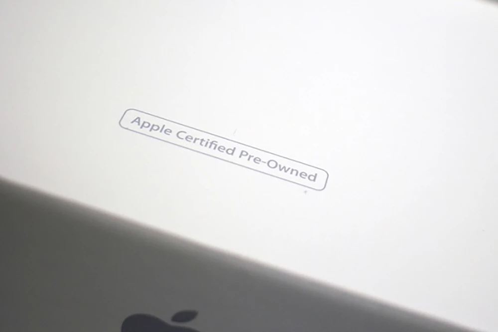 Apple Certified Pre-Owned belgisi. Foto: guide-apple.ru